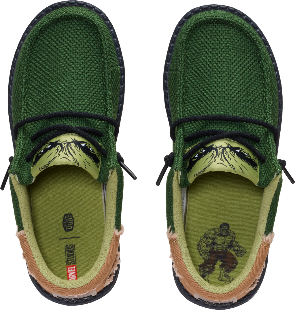 Marvel Studios x HeyDude Wally Funk Hulk Youth