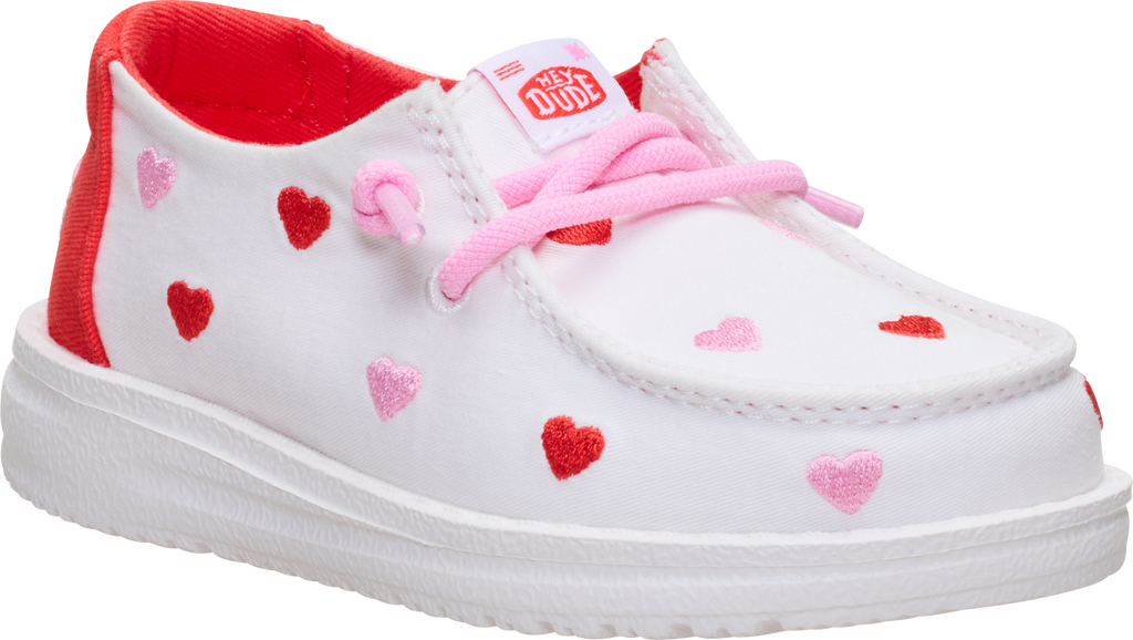 Wendy Toddler Embroidered Hearts