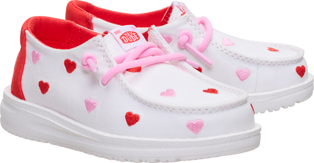 Wendy Toddler Embroidered Hearts