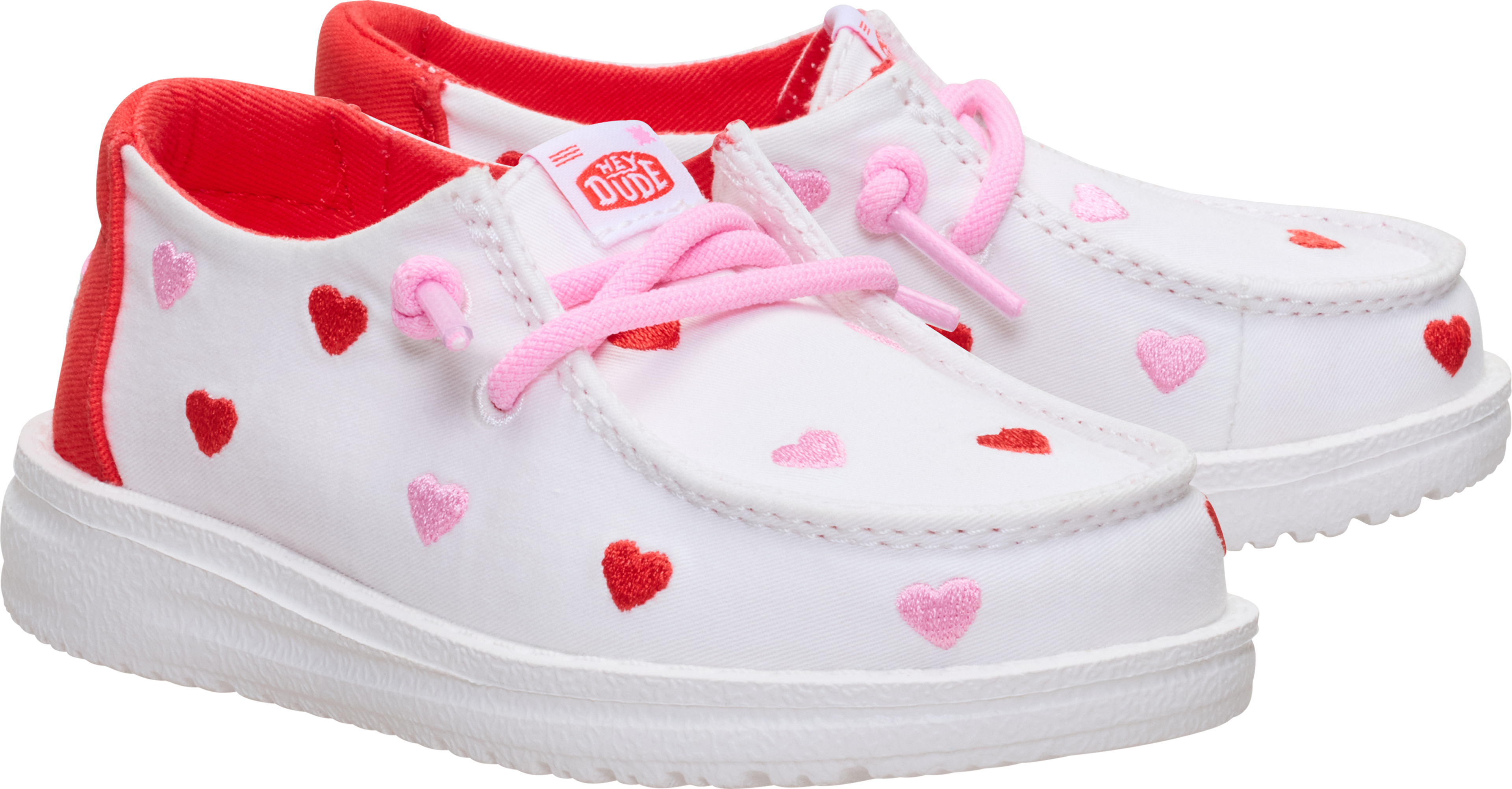 Wendy Toddler Embroidered Hearts